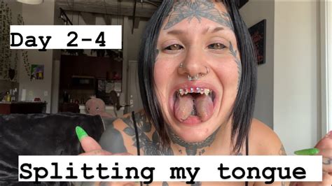 Splitting My Tongue Day 2 4 Youtube