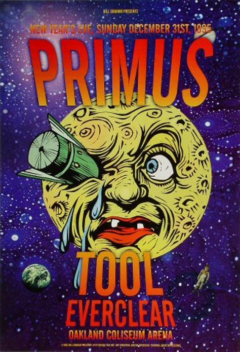 From latin primus (the first); Primus Vintage Concert Poster from Oakland Coliseum Arena ...