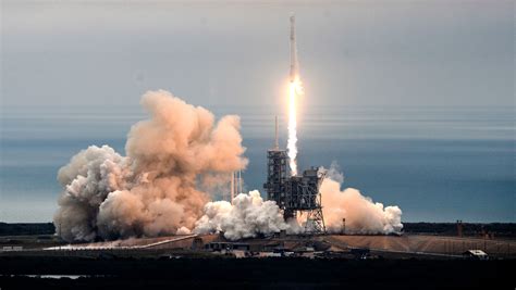 Spacex Falcon 9 Rocket Launches From Cape Canaveral