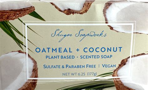 8 Bars Shugar Soapworks Huge 6 25 Oz Bar Soap Oatmeal And Coconut Ebay