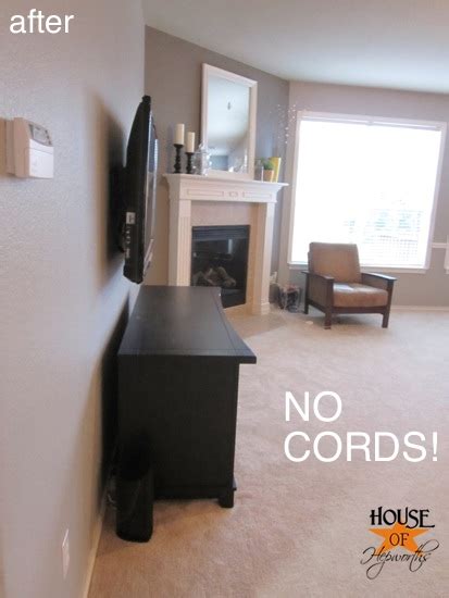 This mount is great for users who are hanging their television high up on the wall, such as got unsightly cables dangling from your tv? MUST REMEMBER THIS!! Mounting your TV so that no cords ...