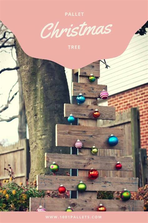 Branch Starred Pallet Christmas Tree 1001 Pallets