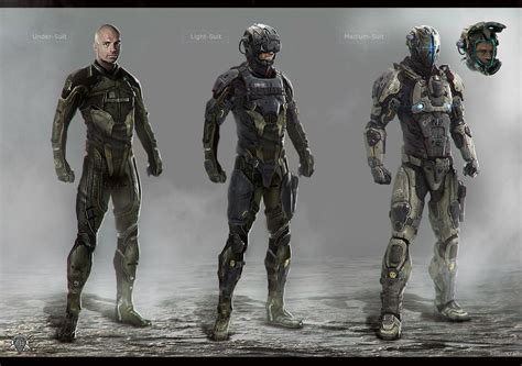 Artstation Star Citizen Marine Suit Concepts Kelton Cram