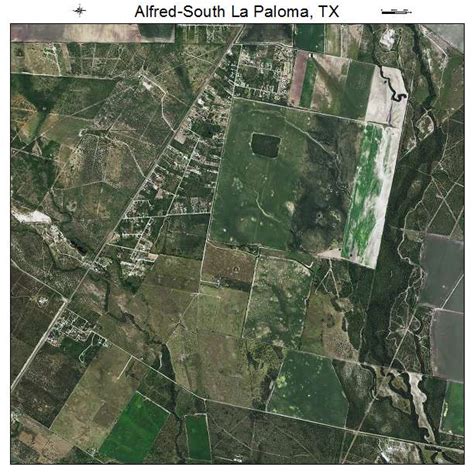 Aerial Photography Map Of Alfred South La Paloma Tx Texas