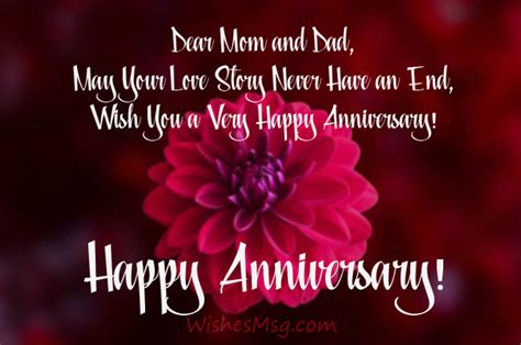 20th Wedding Anniversary Wishes For Parents Best Of Forever Quotes