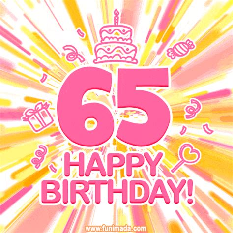 Congratulations On Your 65th Birthday Happy 65th Birthday  Free