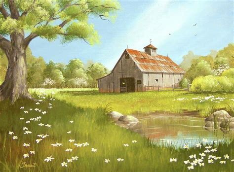 Related Image Barn Painting Landscape Paintings Watercolor Barns