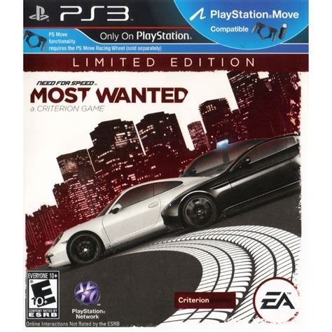 Need For Speed Most Wanted Limited Edition Criterion Playstation Ps