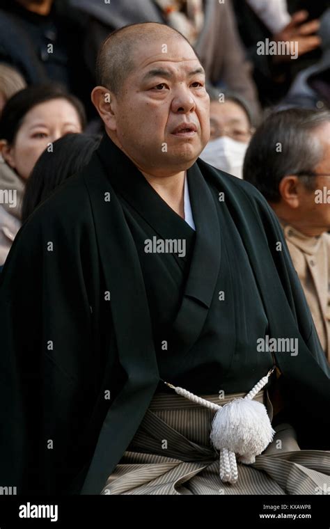 Tokyo Japan 9th Jan 2018 Former Sumo Wrestler Hokutoumi Nobuyoshi Attends The Dezuiri Ring