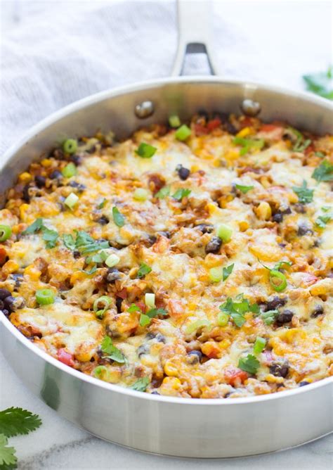 One Skillet Mexican Rice Casserole Making Thyme For Health