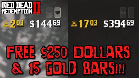 We did not find results for: Red Dead Redemption 2 Online: Free 250 Dollars & 15 Gold Bars! - YouTube