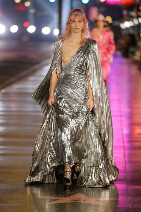 Silver Metallic Clothes Fashion Trend