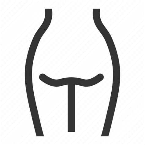 Back Body Butt Female Figure Icon