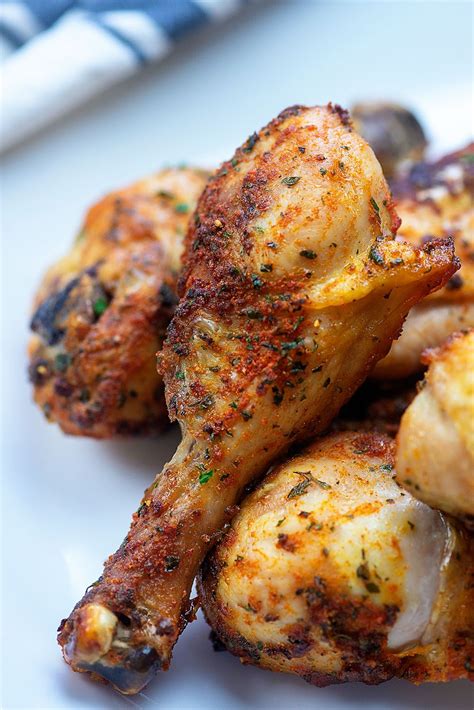 The skin is the best part! Baked Chicken Drumsticks | Recipe | Baked chicken legs ...
