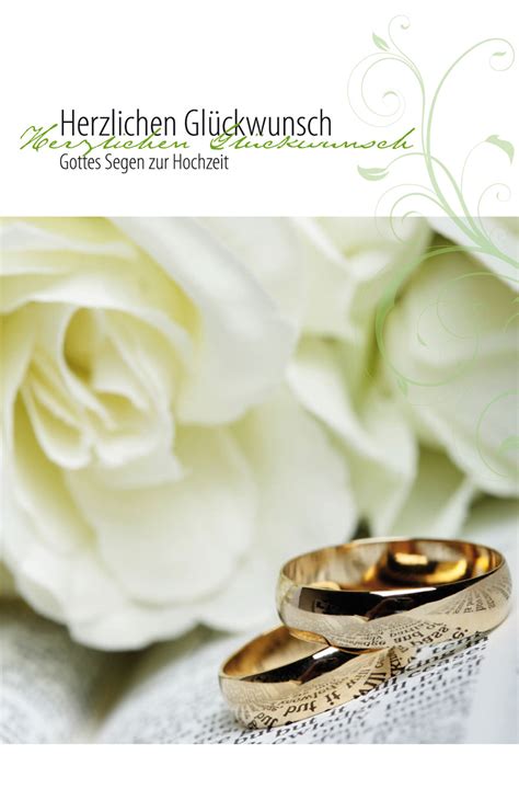 Ein liebes ehepaar in ihrer familie, verwandtschaft oder im freundeskreis feiert bald seinen hochzeitstag? Faltkarte Herzlichen Glückwunsch zur Hochzeit - 4youmedia