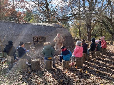 Third Grade Students Visit Lenape Village At Churchville Nature Center