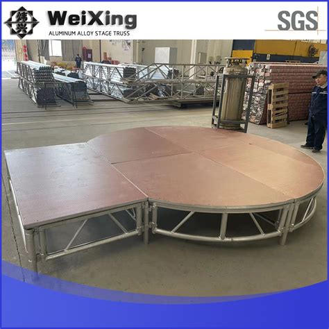 Circle Stage Portable Mobile Movable Aluminum Stage For Outdoor Event