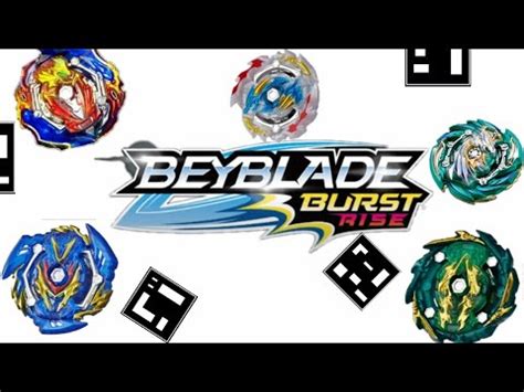 All Beyblade burst rise QR code mains And with Harmony Pegasus P5 and