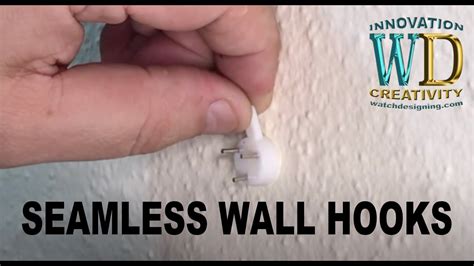 Wall Hook Seamless Invisible How To Install Youtube