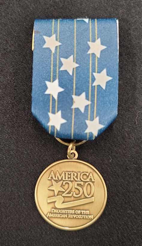 America 250 Commendation Medal And Certificate Set Dar Shopping