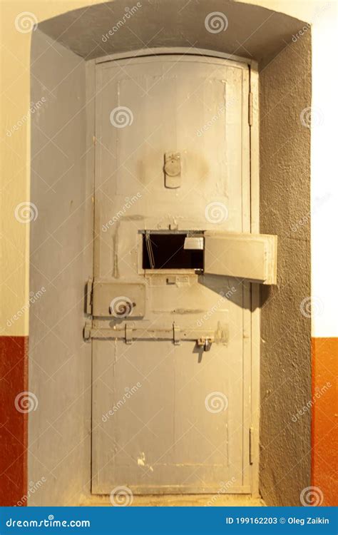 Close Up Of A Prison Cell Door In A Very Old Prison Stock Image Image Of Entry Access 199162203