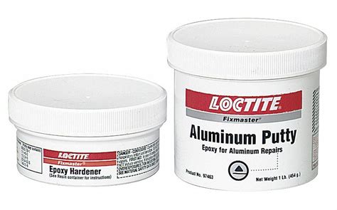 Loctite Aluminum Putty Aluminum Filled Non Slumping 1 Lb With Temp