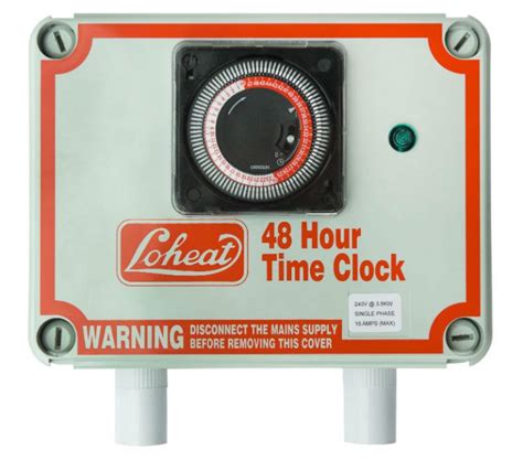 48 Hour Multiple Switching Time Clock Loheat