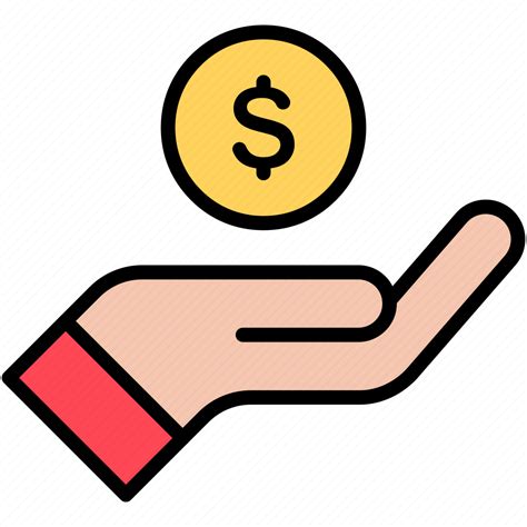 Hand Income Revenue Icon Download On Iconfinder