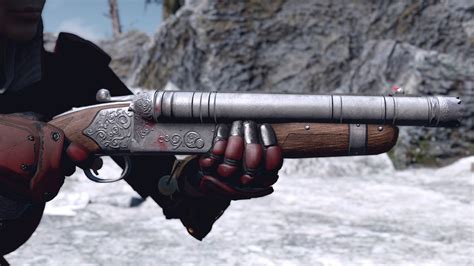 Double Barrel Shotgun Antique Retexture At Fallout 4 Nexus Mods And