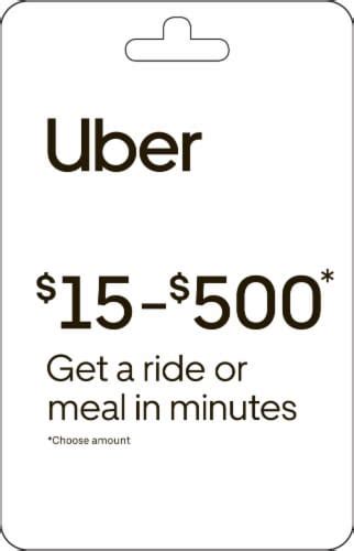 Uber 15 500 Gift Card Activate And Add Value After Pickup 0 10