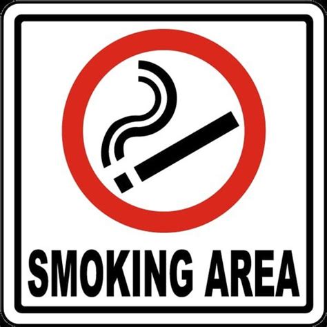 Jual Sign Akrilik Smoking Area Rambu Area Merokok Rambu Smoking Area X Jakarta Barat