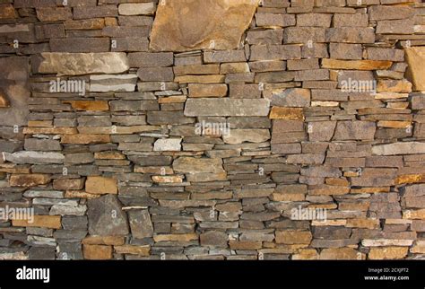 Natural Stone Wall Texture And Background Stock Photo Alamy