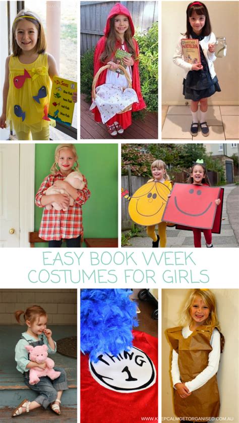 Easy Book Week Costumes For Girls Keep Calm Get Organised