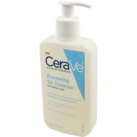 Cerave Renewing Sa Cleanser 8 Oz Salicylic Acid Body Cleanser Normal