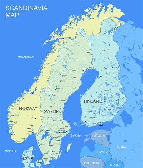Arriba 101 Foto Mapa De Finlandia Y Suecia Actualizar 122023