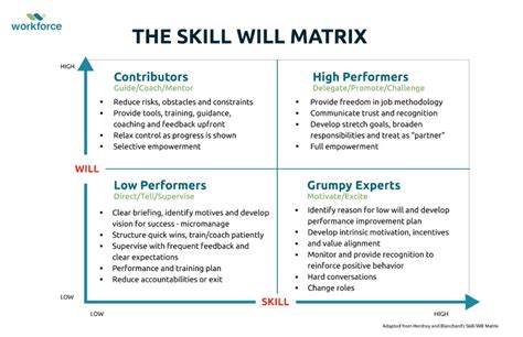 Enhancing Your Leadership Effectiveness With The Skill Will Matrix Workforce Group