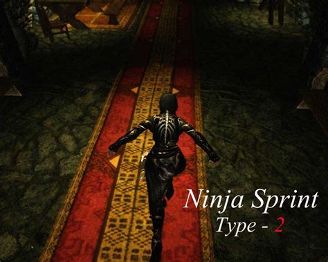 Anime Ninja Sprint At Skyrim Nexus Mods And Community