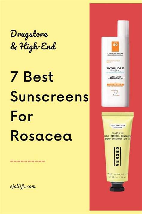7 Best Sunscreen For Rosacea • 2021 In 2021 Rosacea Best Spf Best