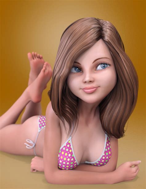 Stylized Megan Character And Hair For Genesis Female S Daz D