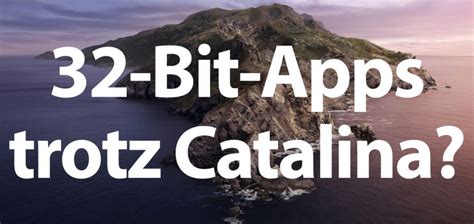 Using 32 Bit Apps Under Macos Catalina Heres How “sir Apfelot