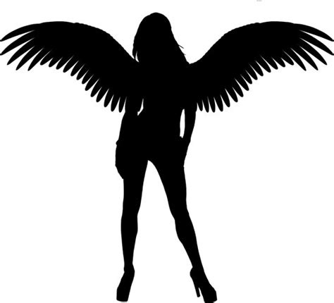 Silhouette Of Angel Clipart 20 Free Cliparts Download Images On