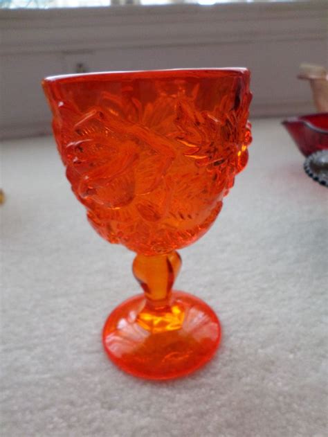 A courthouse, turned post office, turned inn, in a building that dates back to the 1700s. FENTON ORANGE AMBERINA MADONNA INN WINE GOBLET GLASS 5 ...