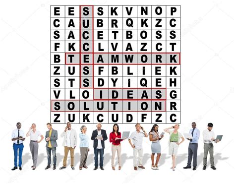 Success Crossword Puzzle Words Teamwork Ideas Solution