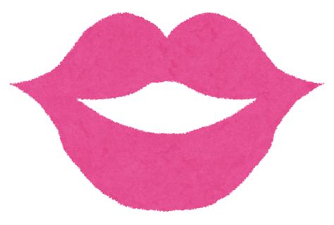 無料イラスト かわいいフリー素材集 いろいろな唇のマーク