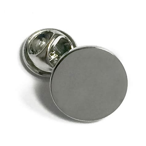 Silver Engravable Lapel Pin Cufflinks Depot