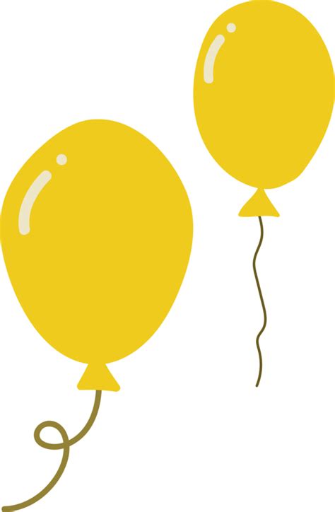 Cute Balloon Hand Drawn Doodle Element 9668928 Png