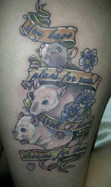 Awesome Rat Tat Tasteful Tattoos Love Tattoos Beautiful Tattoos Rat