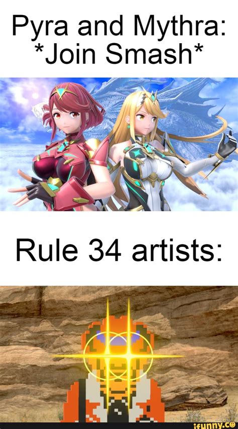 Pyra And Mythra Join Smash Ty Ye Fr Rule 34 Artists IFunny