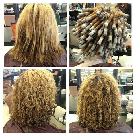 Here is a little before and after of my expierence getting a perm! Best 9 Medium length hair with grey and pink rods images on Pinterest | Midi hair, Mid length ...