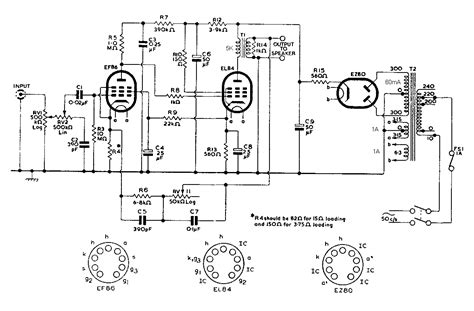 Schematic For A Single Ended Tube Amp 12ax7 El84 Rdiytubes